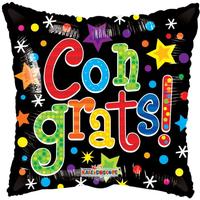 Congratulations Mylar Balloon - Square