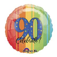 90th Birthday Mylar Balloon