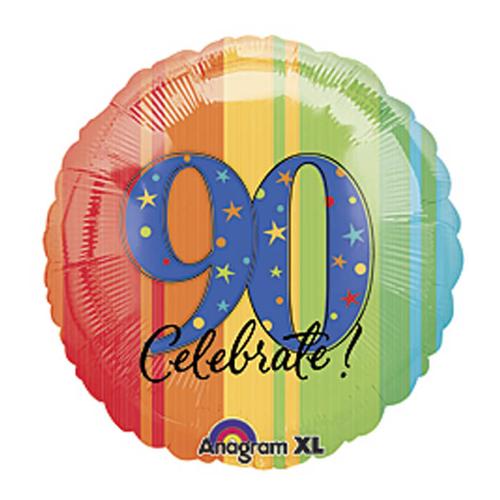 90th Birthday Mylar Balloon